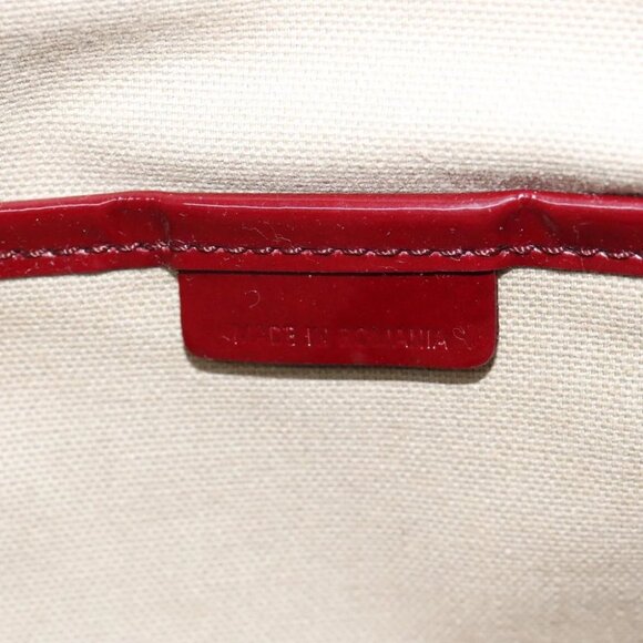 BURBERRY Nova Check Tote Bag PVC Beige Silver Auth 91267 - Picture 13 of 15